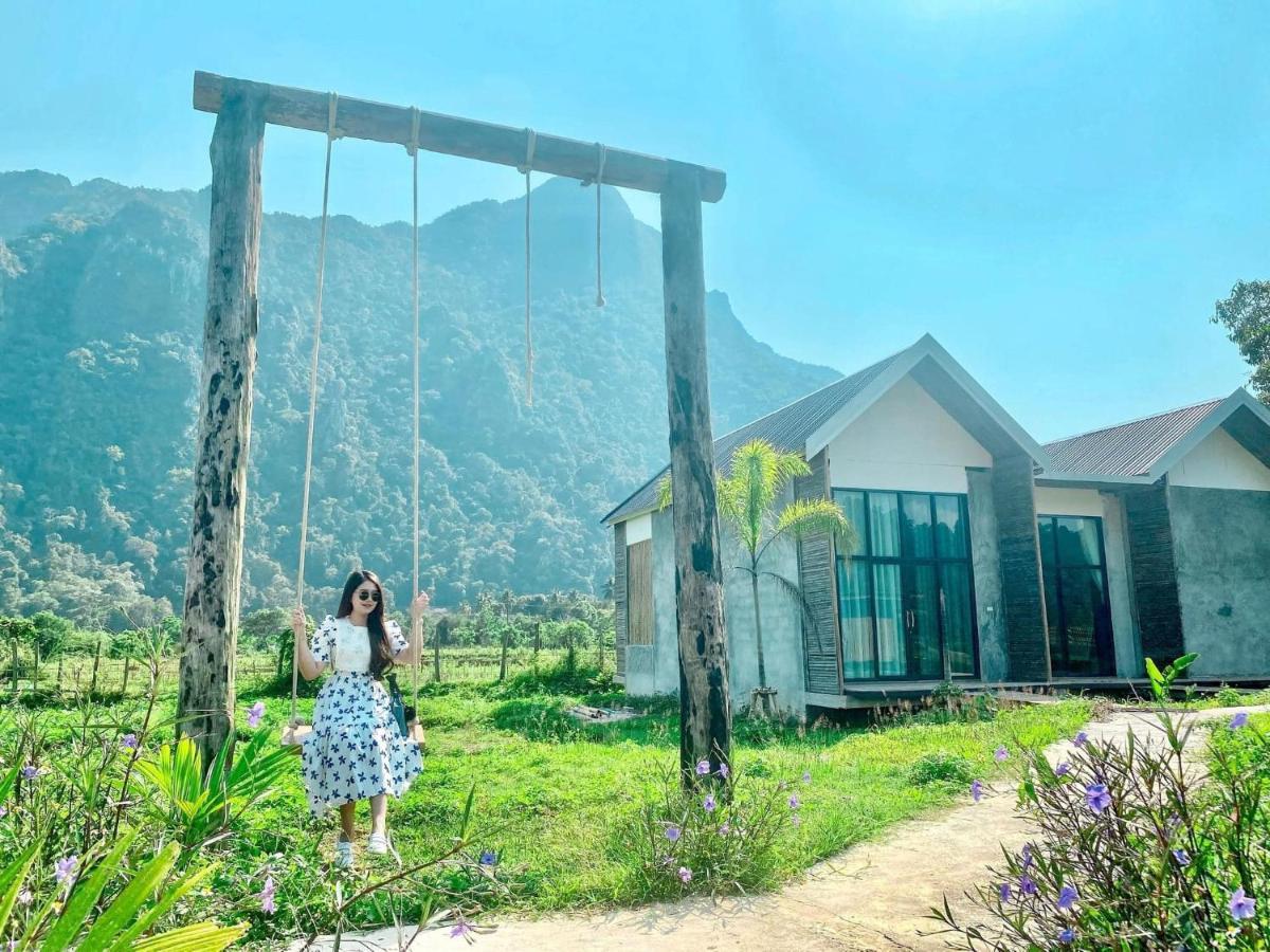 Vangvieng Angsavanh Resort Vang Vieng Esterno foto