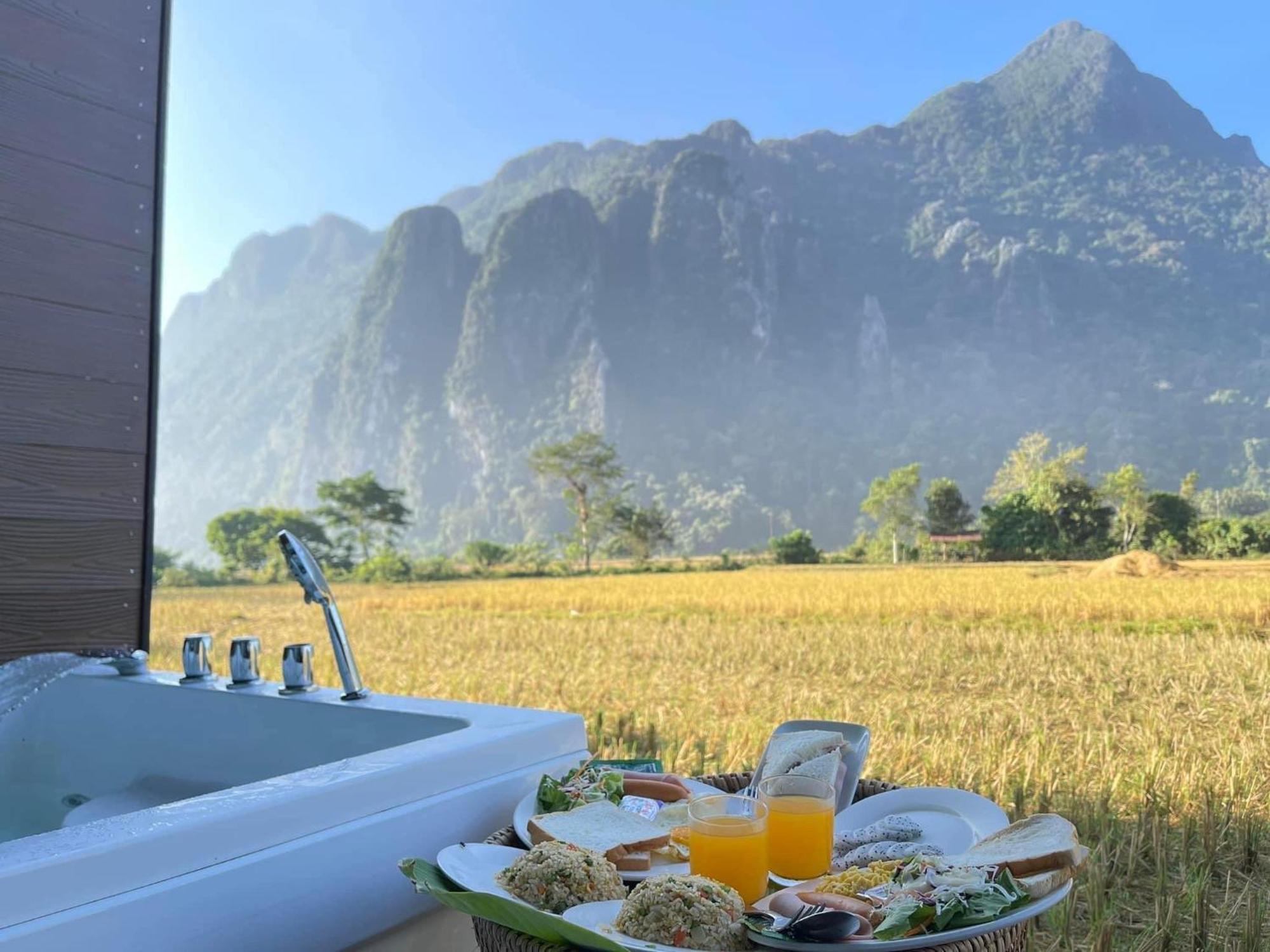 Vangvieng Angsavanh Resort Vang Vieng Esterno foto