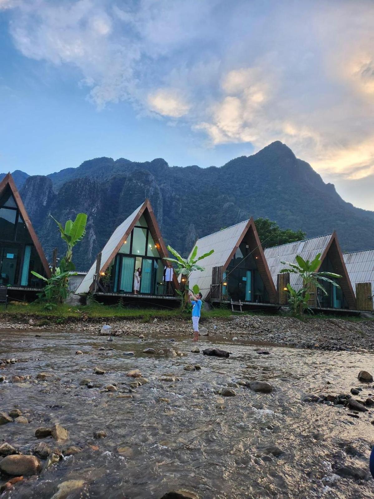 Vangvieng Angsavanh Resort Vang Vieng Esterno foto