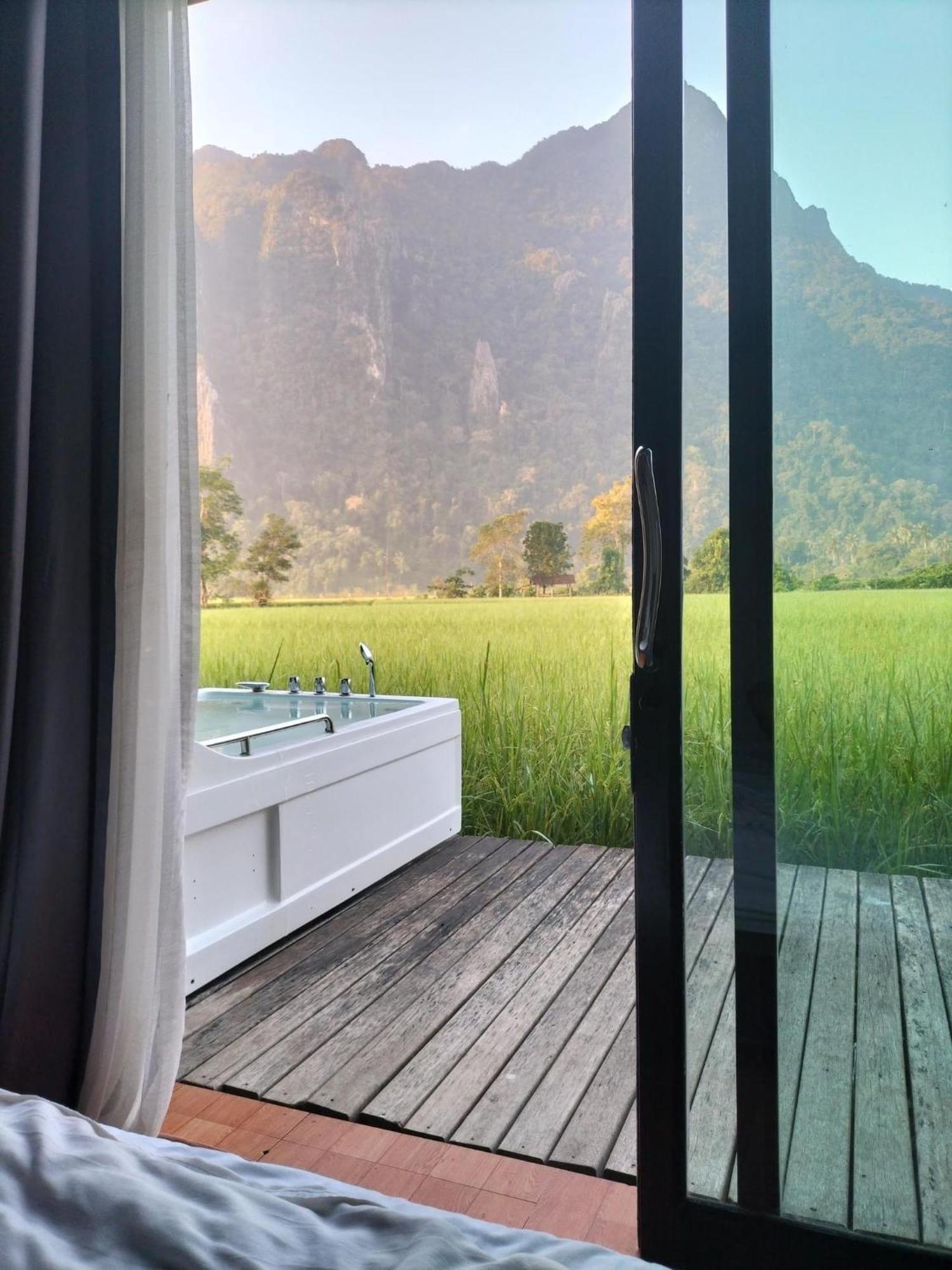 Vangvieng Angsavanh Resort Vang Vieng Esterno foto